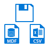 Dual Options to Save Extracted Database