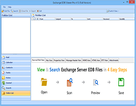 Launch Exchange EDB Viewer Software