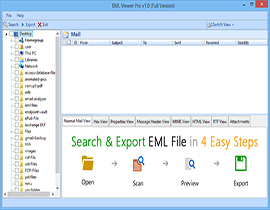 Run eml file to pdf tool