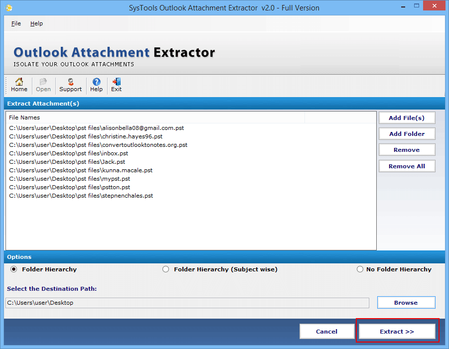 Extract Attachments