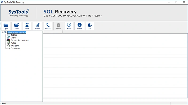 home page for SQL Server No Backupset Selected to Be Restored 